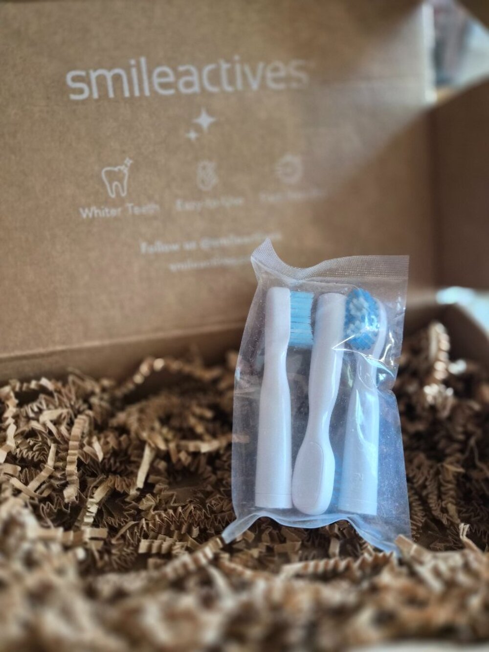 Smileactives Vibrite BLUE Replacement Brush Heads – 3 Pack